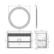 Тумба с раковиной Comforty Мадрид 100 00-00021783 подвесная цвет Серый шелк-7