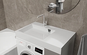 Раковина Stella Polar Солярис 80 L SP-00001892 на стиральную машину цвет Белый-6