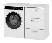 Тумба под раковину Brevita Фрэйм 120 Fra-070155-013Я цвет Белый