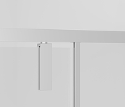 Душевая дверь Vincea Слим-Н (Slim-N) 110 VDP-4SN110CLGM профиль Вороненая сталь стекло прозрачное-2