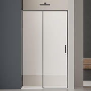 Душевая дверь Vincea Софт 2 (Soft 2) 120 VDS-3SO2120CLGM профиль Вороненая сталь стекло прозрачное