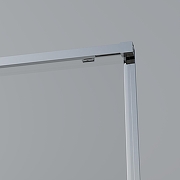 Душевая дверь Vincea Софт 2 (Soft 2) 110 VDS-3SO2110CLG профиль Брашированное золото стекло прозрачное-4