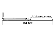 Душевая дверь Vincea Волк-Ин (Walk-In) 120 L VDS-4WSL120CLG-L профиль Брашированное золото стекло прозрачное-5