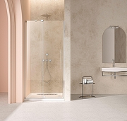 Душевая дверь Vincea Волк-Ин (Walk-In) 120 L VDS-4WSL120CL-L профиль Хром стекло прозрачное-1