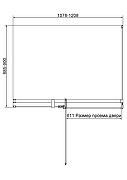 Душевой уголок Vincea Экстенза (Extenza) 120х90 VSR-4EX111290CL профиль Хром стекло прозрачное-4