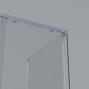 Душевой уголок Vincea Софт 2 (Soft 2) 120х90 VSR-3SO29012CLG профиль Брашированное золото стекло прозрачное-3