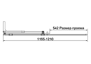 Душевая перегородка Vincea Волк-Ин (Walk-In) 120 L VSW-4WSL120CLGM-L профиль Вороненая сталь стекло прозрачное-6