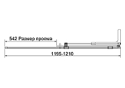 Душевая перегородка Vincea Волк-Ин (Walk-In) 120 R VSW-4WSL120CLGM-R профиль Вороненая сталь стекло прозрачное-6