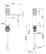 Смеситель для раковины Vincea Альто (Alto) VBF-6AL1CH цвет Хром-2