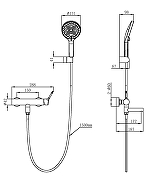 Смеситель для ванны Vincea Феерие (Feerie) VTFW-5FE2BG цвет Брашированное золото-3