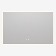 Зеркало Vincea 120 VLM-4F120GM-2 с подсветкой цвет Вороненая сталь