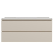 Тумба под раковину Vincea Люка Софт-Тач (Luka Soft-Touch) 100 VMC-2L100MBG подвесная цвет M.Beige Soft-touch-13