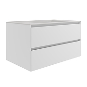 Тумба под раковину Vincea Люка Софт-Тач (Luka Soft-Touch) 80 VMC-2L800MW подвесная цвет M.White Soft-touch