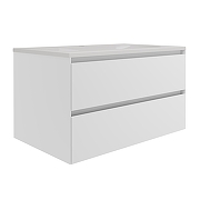 Тумба под раковину Vincea Люка Софт-Тач (Luka Soft-Touch) 80 VMC-2L800MW подвесная цвет M.White Soft-touch-11