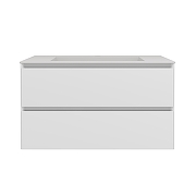 Тумба под раковину Vincea Люка Софт-Тач (Luka Soft-Touch) 80 VMC-2L800MW подвесная цвет M.White Soft-touch-12