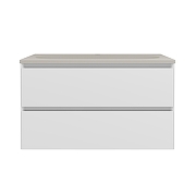 Тумба под раковину Vincea Люка Софт-Тач (Luka Soft-Touch) 80 VMC-2L800MW подвесная цвет M.White Soft-touch-13