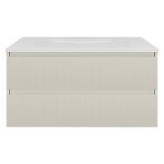 Тумба под раковину Vincea Велле (Welle) 100 VMC-2WL100MBG подвесная цвет M.Beige Soft-touch-18