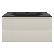 Тумба под раковину Vincea Велле (Welle) 100 VMC-2WL100MBG подвесная цвет M.Beige Soft-touch-21