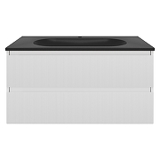 Тумба под раковину Vincea Велле (Welle) 100 VMC-2WL100MW подвесная цвет M.White Soft-touch-21