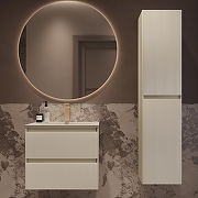 Тумба под раковину Vincea Велле (Welle) 60 VMC-2WL600MBG подвесная цвет M.Beige Soft-touch-1