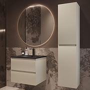 Тумба под раковину Vincea Велле (Welle) 60 VMC-2WL600MBG подвесная цвет M.Beige Soft-touch-11