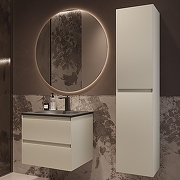 Тумба под раковину Vincea Велле (Welle) 60 VMC-2WL600MBG подвесная цвет M.Beige Soft-touch-14