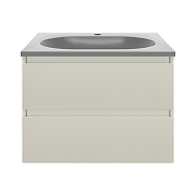 Тумба под раковину Vincea Велле (Welle) 60 VMC-2WL600MBG подвесная цвет M.Beige Soft-touch-18
