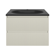 Тумба под раковину Vincea Велле (Welle) 60 VMC-2WL600MBG подвесная цвет M.Beige Soft-touch-19