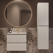 Тумба под раковину Vincea Велле (Welle) 60 VMC-2WL600MW подвесная цвет M.White Soft-touch-1