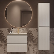 Тумба под раковину Vincea Велле (Welle) 60 VMC-2WL600MW подвесная цвет M.White Soft-touch-7