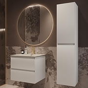 Тумба под раковину Vincea Велле (Welle) 60 VMC-2WL600MW подвесная цвет M.White Soft-touch-8