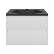 Тумба под раковину Vincea Велле (Welle) 60 VMC-2WL600MW подвесная цвет M.White Soft-touch-19