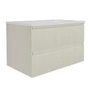 Тумба под раковину Vincea Велле (Welle) 80 VMC-2WL800MBG подвесная цвет M.Beige Soft-touch-17