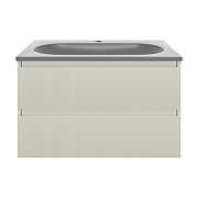 Тумба под раковину Vincea Велле (Welle) 80 VMC-2WL800MBG подвесная цвет M.Beige Soft-touch-18