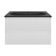 Тумба под раковину Vincea Велле (Welle) 80 VMC-2WL800MW подвесная цвет M.White Soft-touch-19