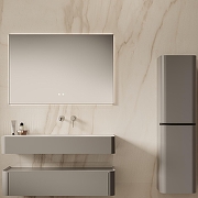 Тумба Vincea Каприз (Caprise) 120 VMC-4CA120MLG подвесная цвет Светло-серый матовый-1