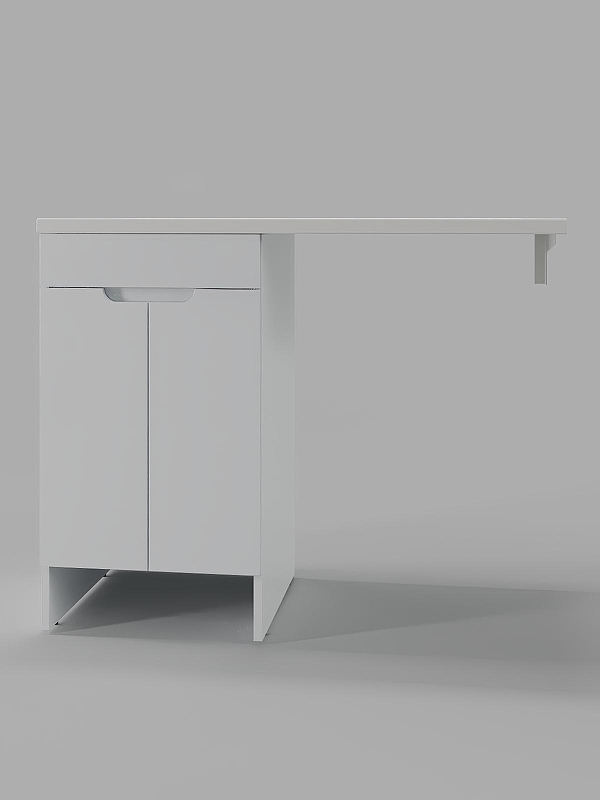 Тумба с раковиной Agger Клин 110 L CLE1100ANWH-D-SL 