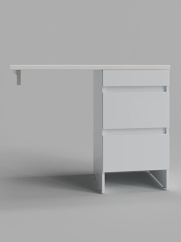 Тумба с раковиной Agger Клин 110 R CLE1100ANWH-SR 