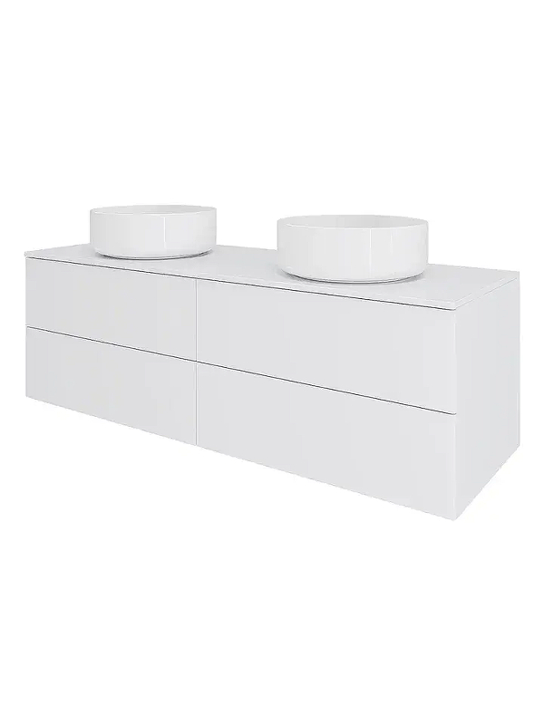 Тумба с раковиной Orange Отто 130 Ot-130TuMDF+B09-360W подвесная 