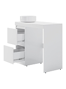 Тумба с раковиной Orange Система 100 STM-100TUW+B09-360W цвет Белый глянцевый-4