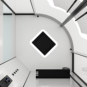 Душевая кабина Black&White Galaxy G8051GM 90х90 8051GM с гидромассажем-3