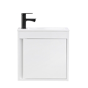 Тумба с раковиной Orans BC-0303-500W 50 0303500 подвесная цвет Белый глянец