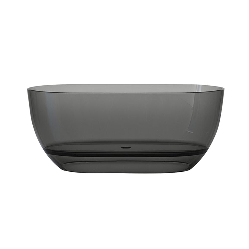 Ванна из кристаллического стеклокамня Black&White Swan 170х78 3010SB 