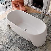 Акриловая ванна Black&White Swan 170х78 3055SB цвет Белый-2