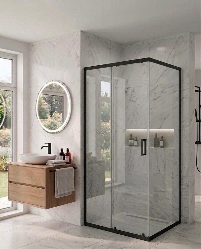 Душевой уголок Maybah Glass MGY-1949-6 1000х500х1950 раздвижной+глухой 