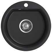 Кухонная мойка GranFest Smart 435 черный цвет Черный