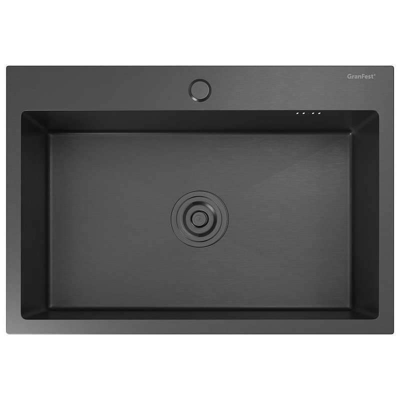 Кухонная мойка GranFest 6545 PVD графит 