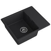 Кухонная мойка GranFest Urban 658L черный цвет Черный-1