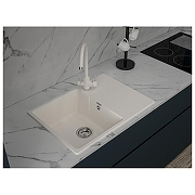 Кухонная мойка GranFest Urban 668L белый цвет Белый-2