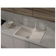 Кухонная мойка GranFest Urban 678L белый цвет Белый-2